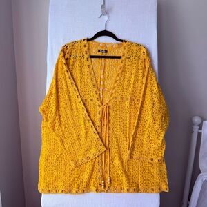 Miss Me Crochet Cardigan Sz S - Fits up to Large NWOT